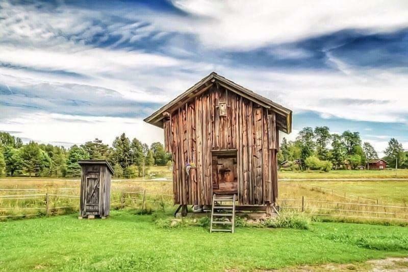 Draenggardens Stuga Pa Genuin Raettviksgard Boda  エクステリア 写真